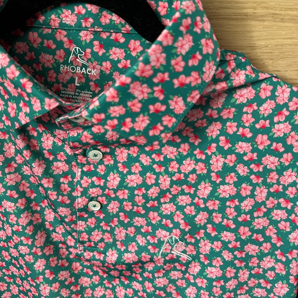 Rhoback Men's Polo - The Azalea